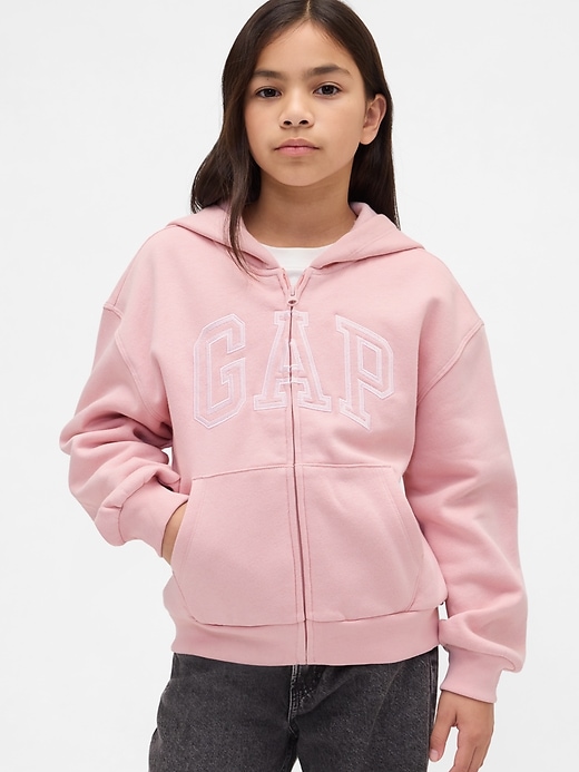 sweat à capuche vintage doux pour enfants avec logo gap arch