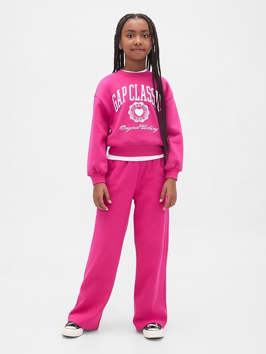 pantalon de survêtement ample et doux pour enfants style vintage
