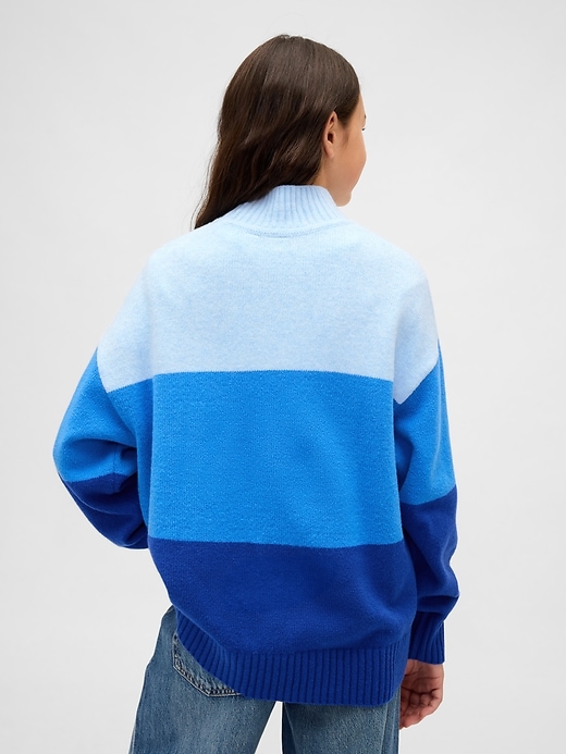 pull tunique à rayures cashsoft pour enfants