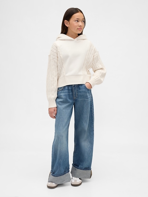 sweat à capuche vintage doux pour enfants