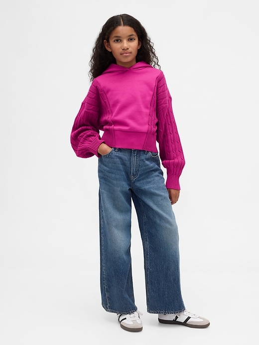 sweat à capuche vintage doux pour enfants