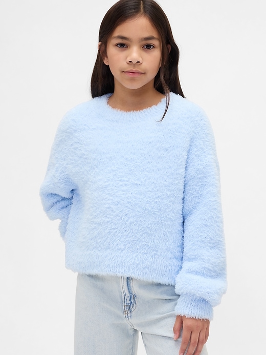 pull à col rond pour enfants