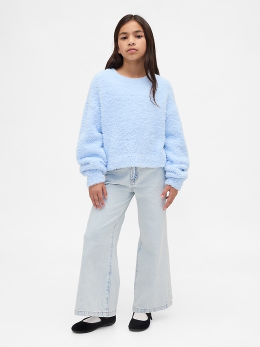 pull à col rond pour enfants