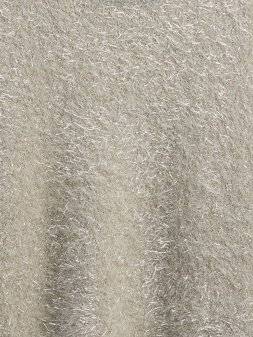 pull à col rond métallisé pour enfants