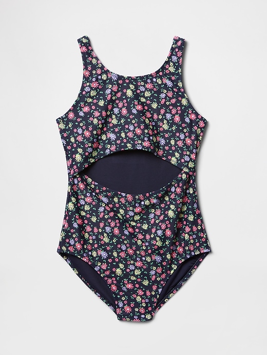 maillot de bain une pièce pour enfants avec découpes