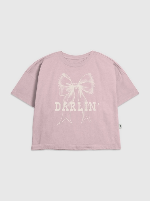 t-shirt graphique pour enfants darlin bow
