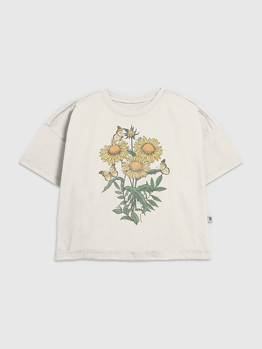 t-shirt graphique tournesols pour enfants