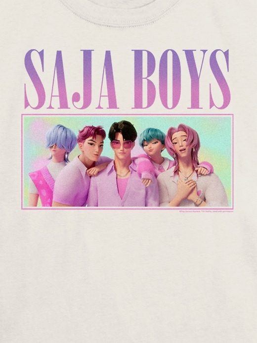 t-shirt graphique k-pop pour enfants saja boys chasseurs de démons