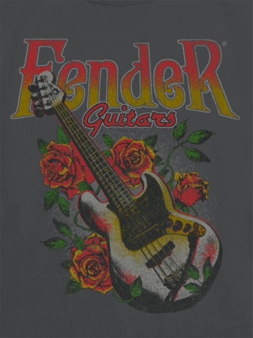 t-shirt enfant fender vintage graphic