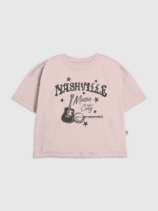 t-shirt graphique pour enfants nashville music city