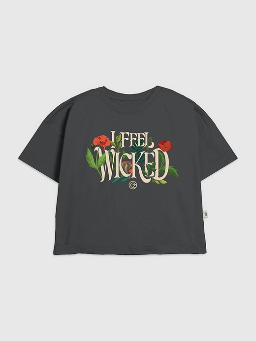 t-shirt graphique pour enfants « kicked i feel wicked »