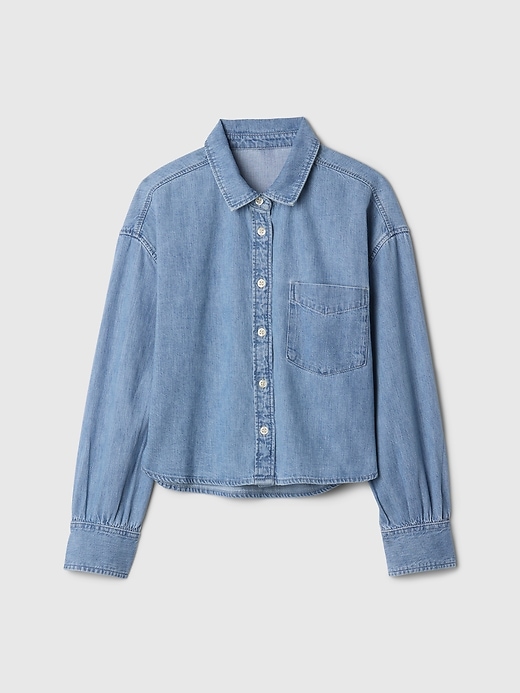 chemise en jean oversize pour enfants
