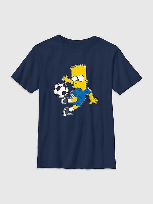 t-shirt graphique bart simpson pour enfants