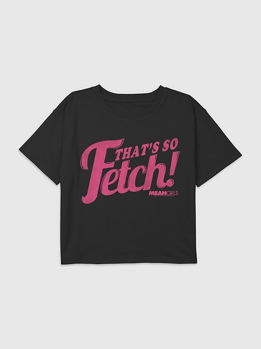 t-shirt court à imprimé carré « mean girls » pour enfants