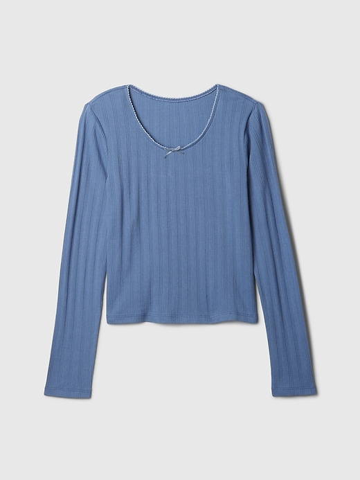 t-shirt enfant en pointelle
