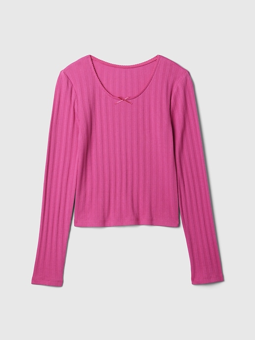 t-shirt enfant en pointelle