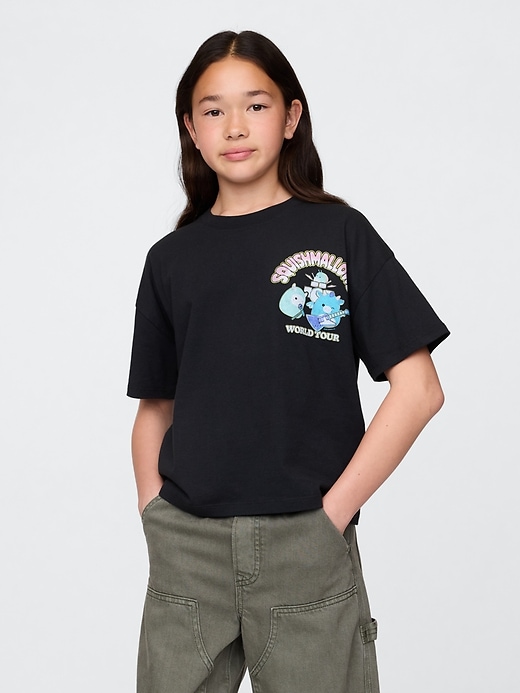 t-shirt graphique oversize pour enfants