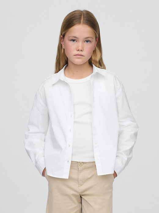 chemise décontractée pour uniforme denfant