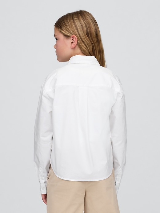 chemise décontractée pour uniforme denfant