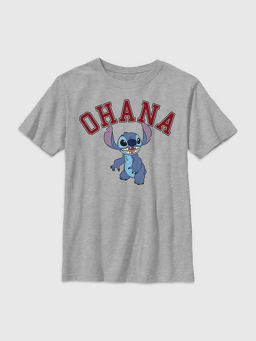 t-shirt universitaire lilo et stitch ohana