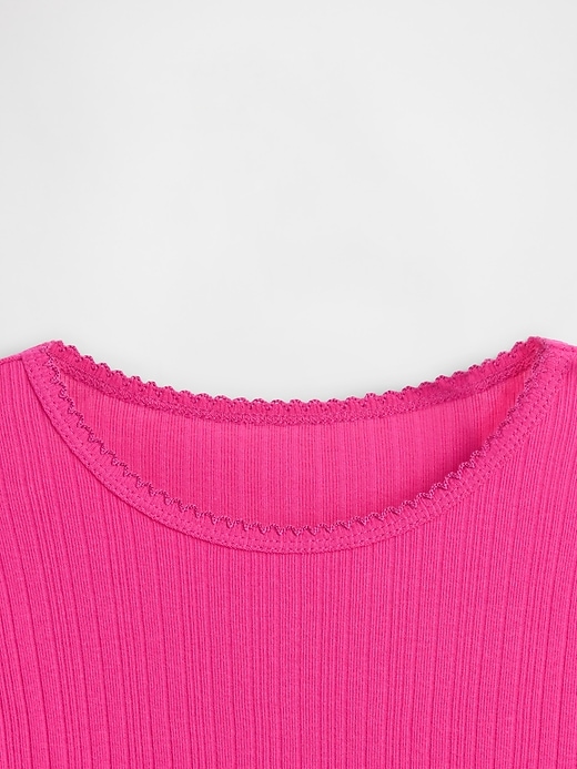 t-shirt côtelé pour enfants