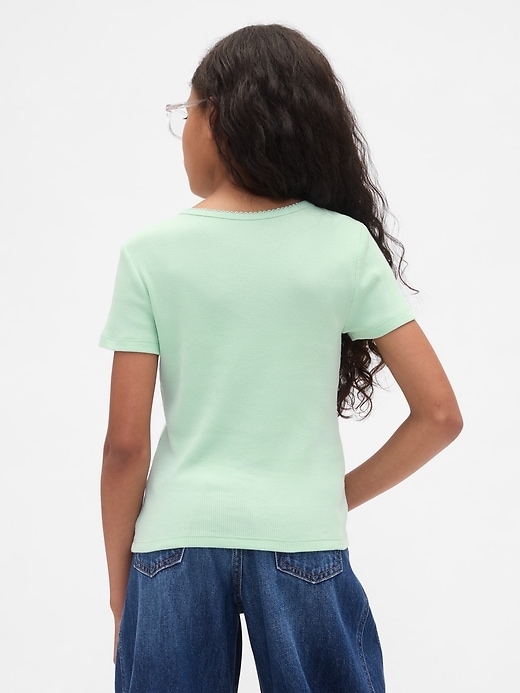 t-shirt côtelé pour enfants