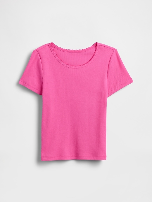 t-shirt côtelé pour enfants