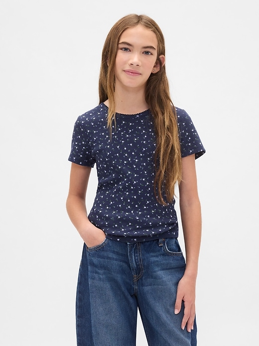 t-shirt côtelé pour enfants