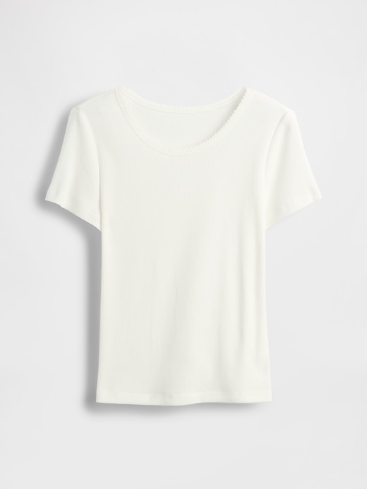 t-shirt côtelé pour enfants