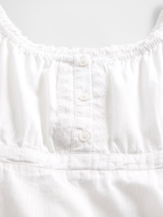 haut ajusté à manches bouffantes pour enfants
