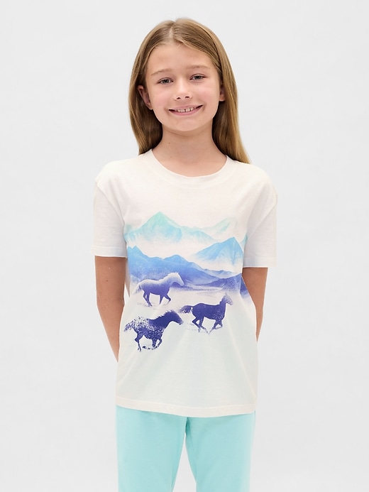 t-shirt graphique décontracté pour enfants