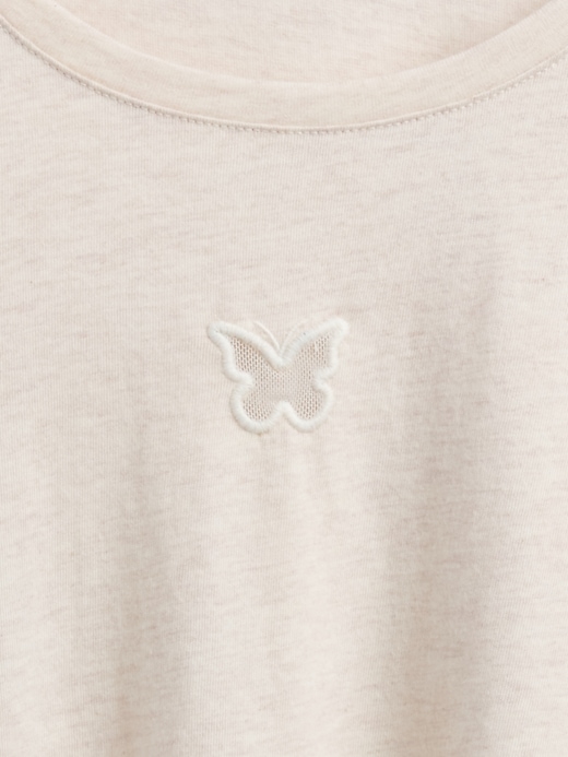 t-shirt froncé sur le côté pour enfants