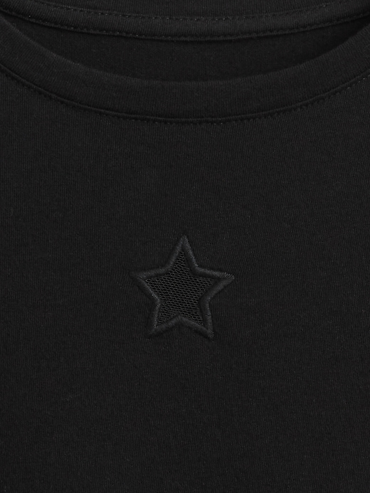 t-shirt froncé sur le côté pour enfants