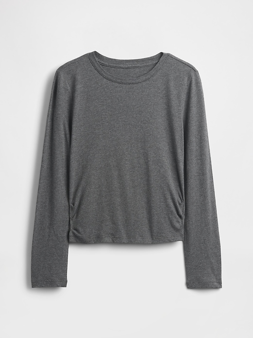 t-shirt froncé sur le côté pour enfants