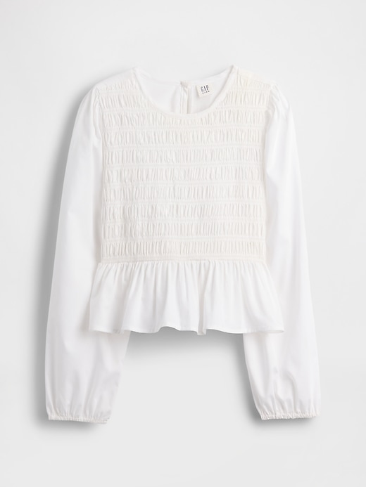 haut péplum smocké pour enfant