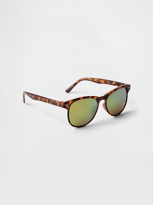 lunettes de soleil rondes recyclées pour enfants