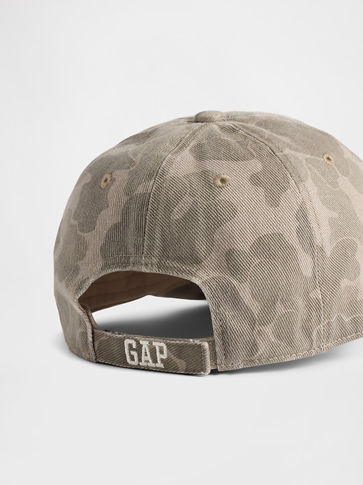 casquette de baseball camouflage en coton biologique pour enfants