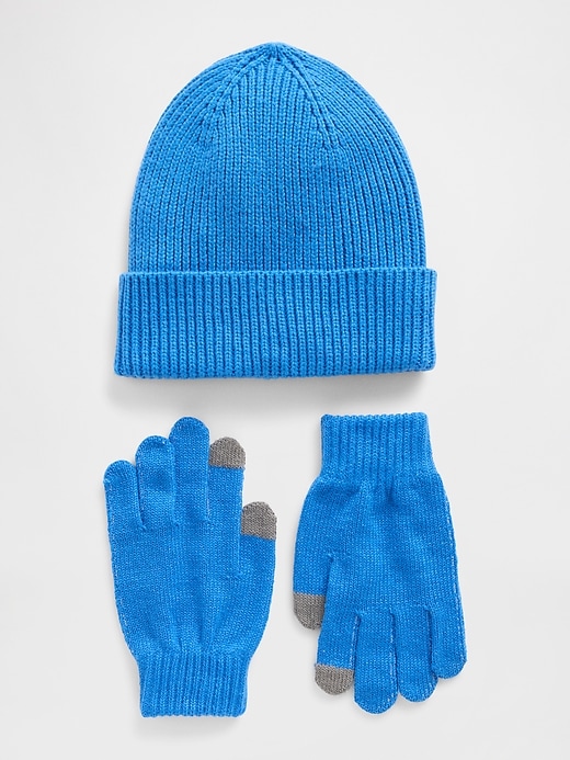 ensemble bonnet et gants pour enfants