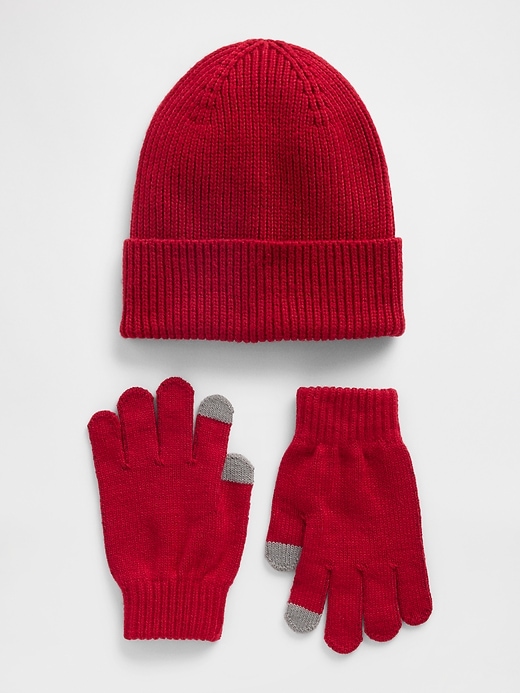 ensemble bonnet et gants pour enfants