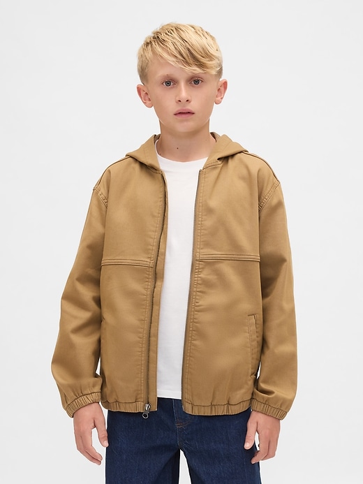 veste en jean tricotée pour enfants