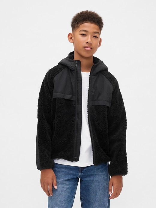 veste sherpa pour enfants