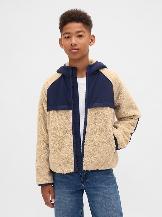 veste sherpa pour enfants