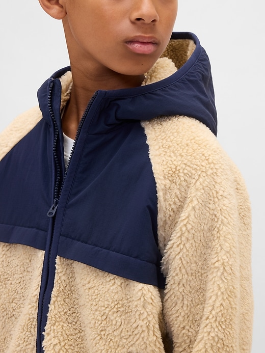 veste sherpa pour enfants