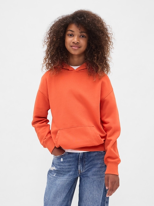 sweat à capuche décontracté vintage pour enfants