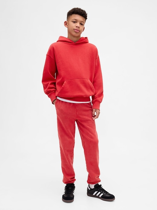 sweat à capuche décontracté vintage pour enfants