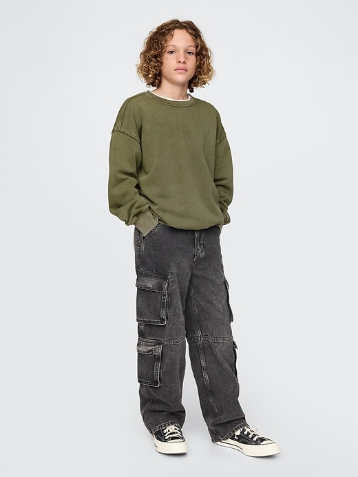 sweat-shirt vintage doux pour enfants