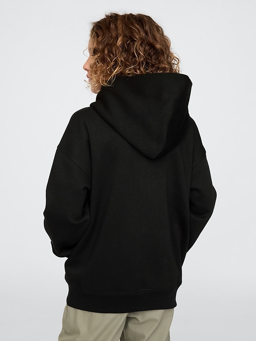 sweat à capuche zippé vintage pour enfants avec logo doux