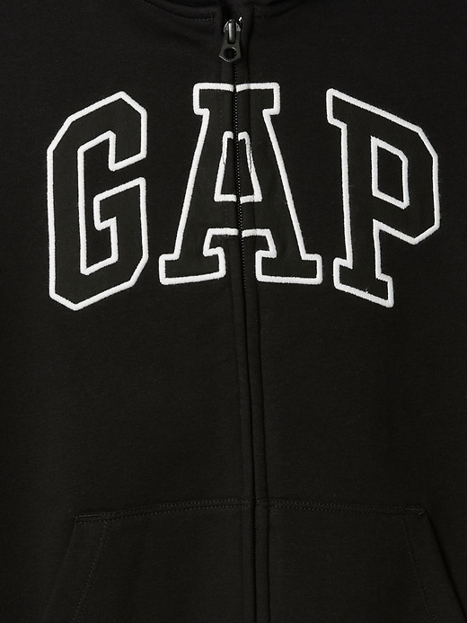sweat à capuche zippé vintage pour enfants avec logo doux