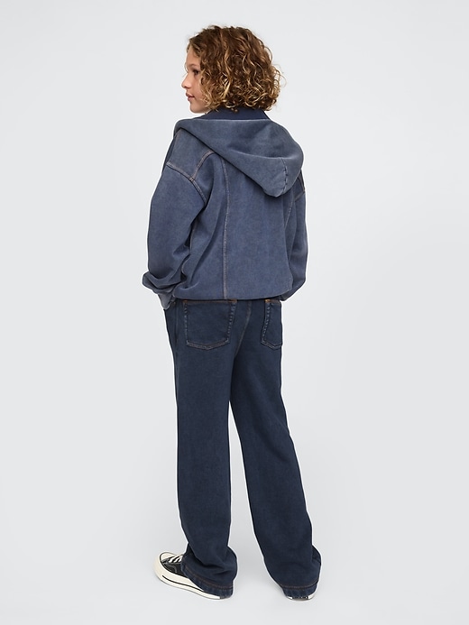pantalon de survêtement en jean doux vintage pour enfants