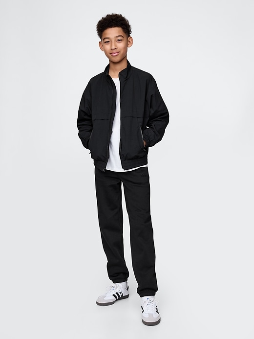 pantalon de jogging décontracté vintage pour enfants avec logo